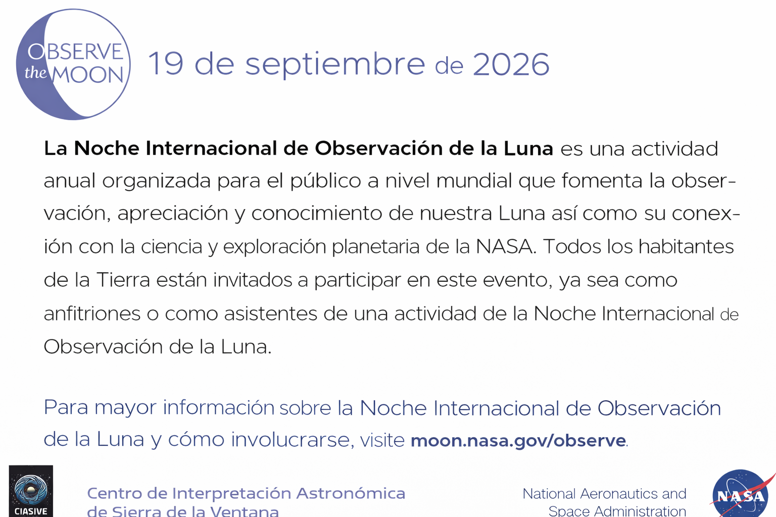 Observaci�n Luna 2025 Dorso